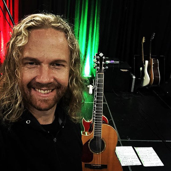 Nathan Smith in performance on stage